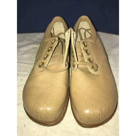 P. W. Minor Orthopedic Brown Lace Up Wedge Heels 5 B Medium Comfort Shoes (d) - Picture 5 of 8